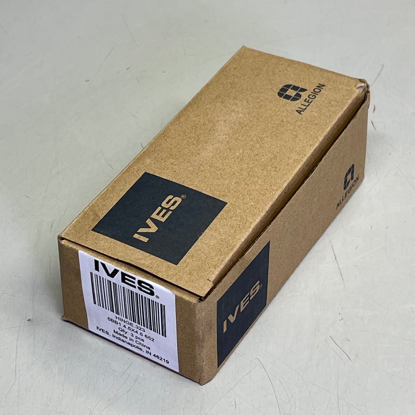 ZA@ IVES (3 PACK) Ball Bearing Hinges w/ Hardware 4.5″ x 4.5″ Satin Chrome HINGE 323 E