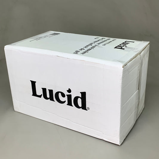 LUCID 3" Gel Memory Foam Mattress Topper Twin Blue LU30TT30GT New