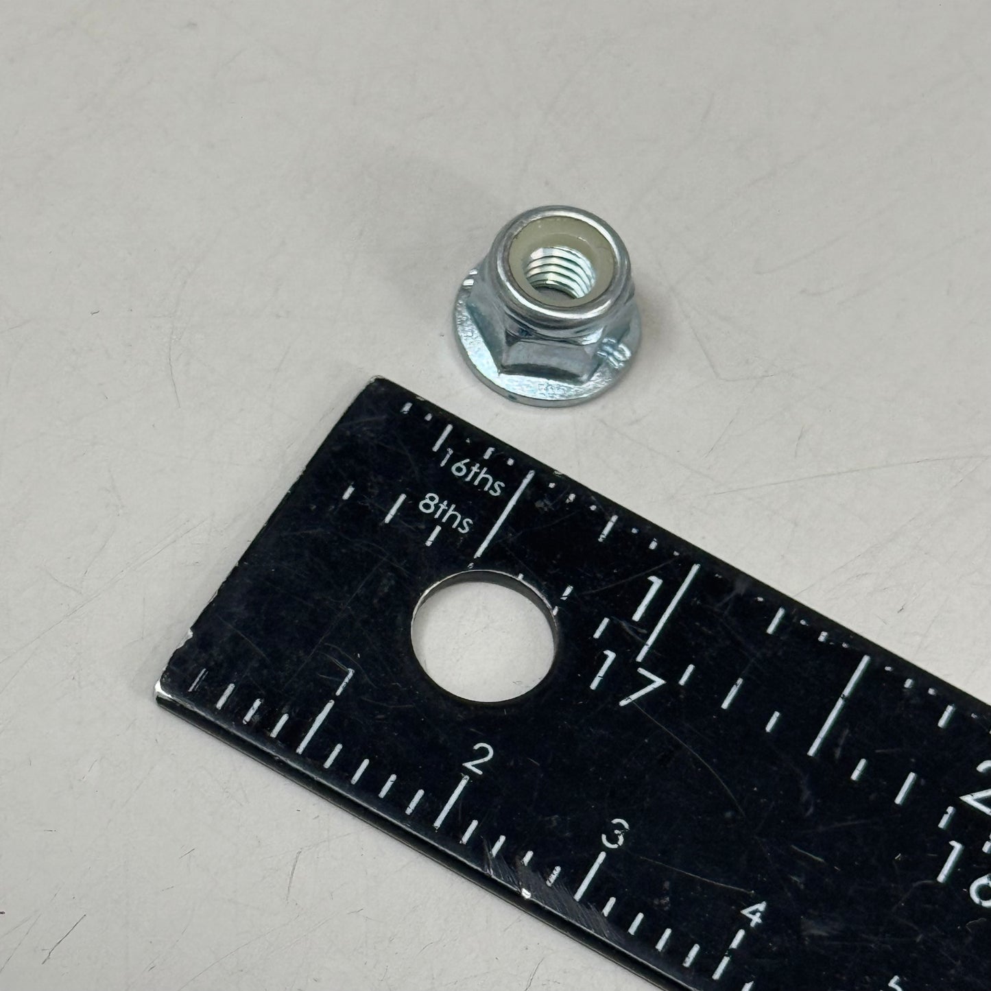 ZA@ METRIC THREADED PRODUCTS (5 PACK, 25 NUTS EACH) M6 DIN 6926-10 ZN Nylon Inserts Flange Nuts 69269106001