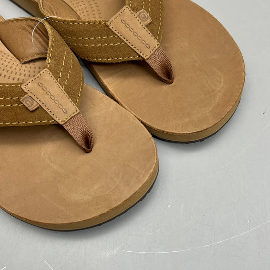 COBIAN Lazo Premium Leather Sandals Men's Sz 9 EU 41.5 Tan LZO-24-230-9