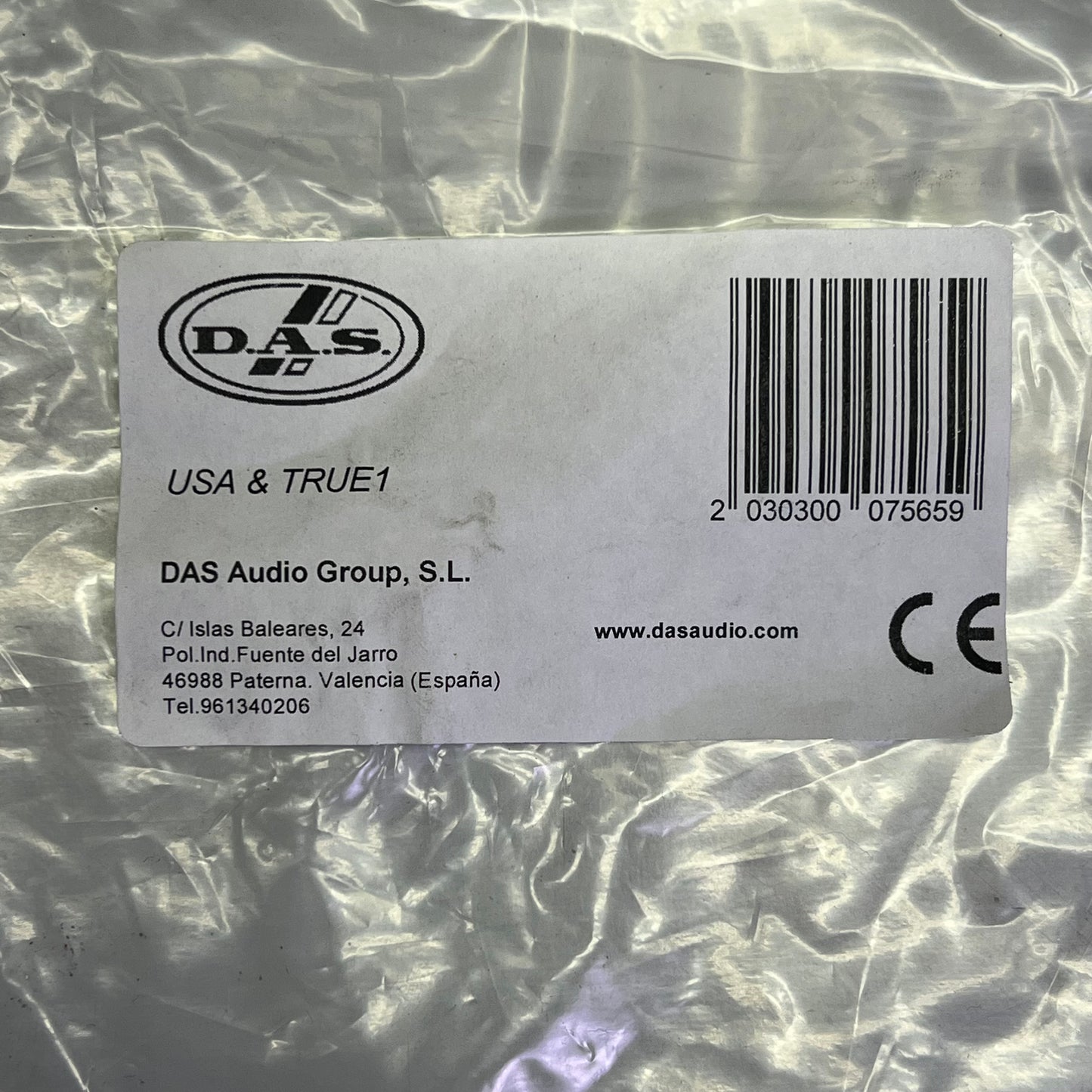 DAS AUDIO GROUP Half Rack Mount Dual Input/Output Channel Breakout Box 11106140