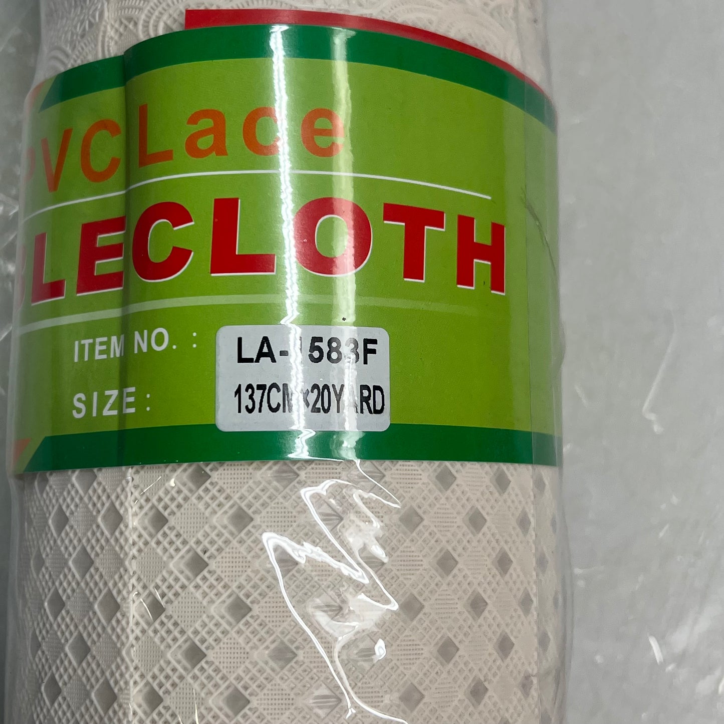 PVC Floral Lace Coffee Mugs Pattern Dinning Table Cloth 54"x60' White/Brown