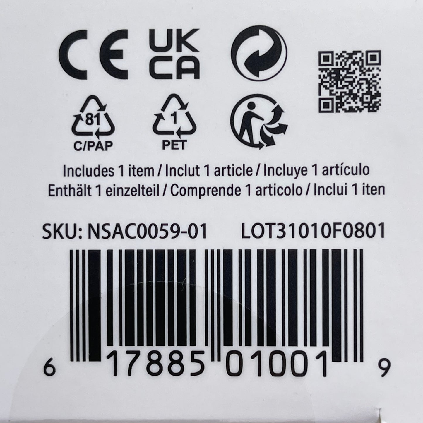 NINTENDO Joy-Con Comfort Grip ONLY Legend Of Zelda Authentic White NSAC0059-01