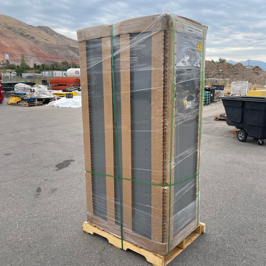TENNSCO C-Thru Standard Storage Cabinet 24"x36"x72" Grey CVD7224-MGY