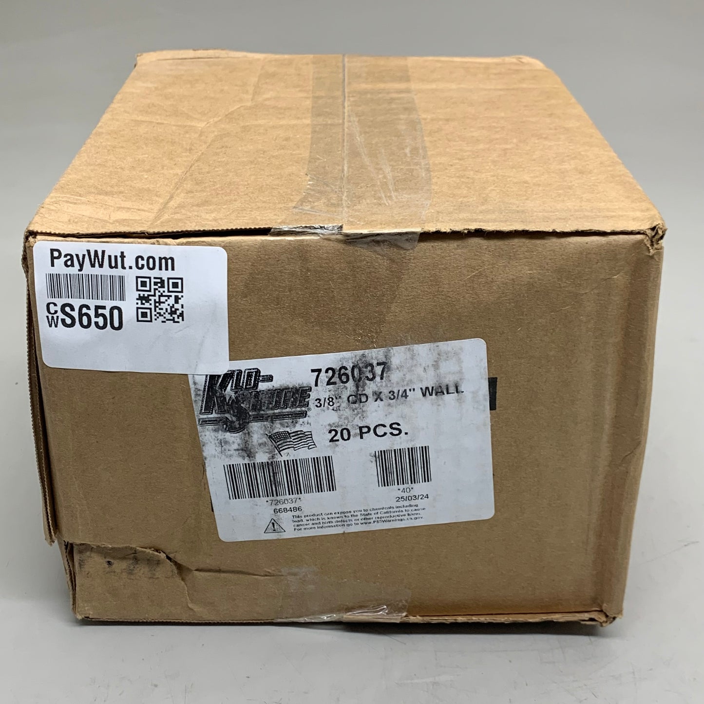 KLO-SHURE (20 Pack) Insulation Strut Mount Clamp 3/8" OD x 3/4" Wall Galv 726037