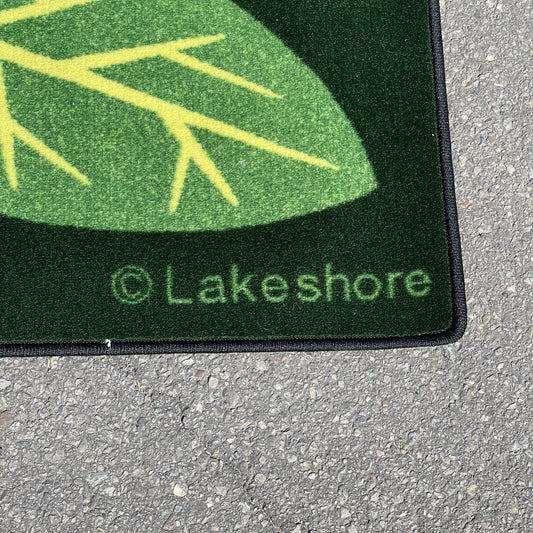 ZA@ LAKESHORE Natural Accents Leaves Carpet Roll Green (AS-IS)