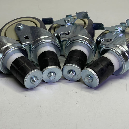 KUTLER (4 PACK) Caster Wheels 4" Dia Steel & Grey KT-4W