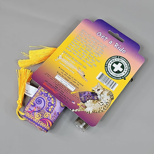 SMARTER PAW Meowijuana Organic Catnip Toy Get a Ride Magic Carpet Cat Toy (New)