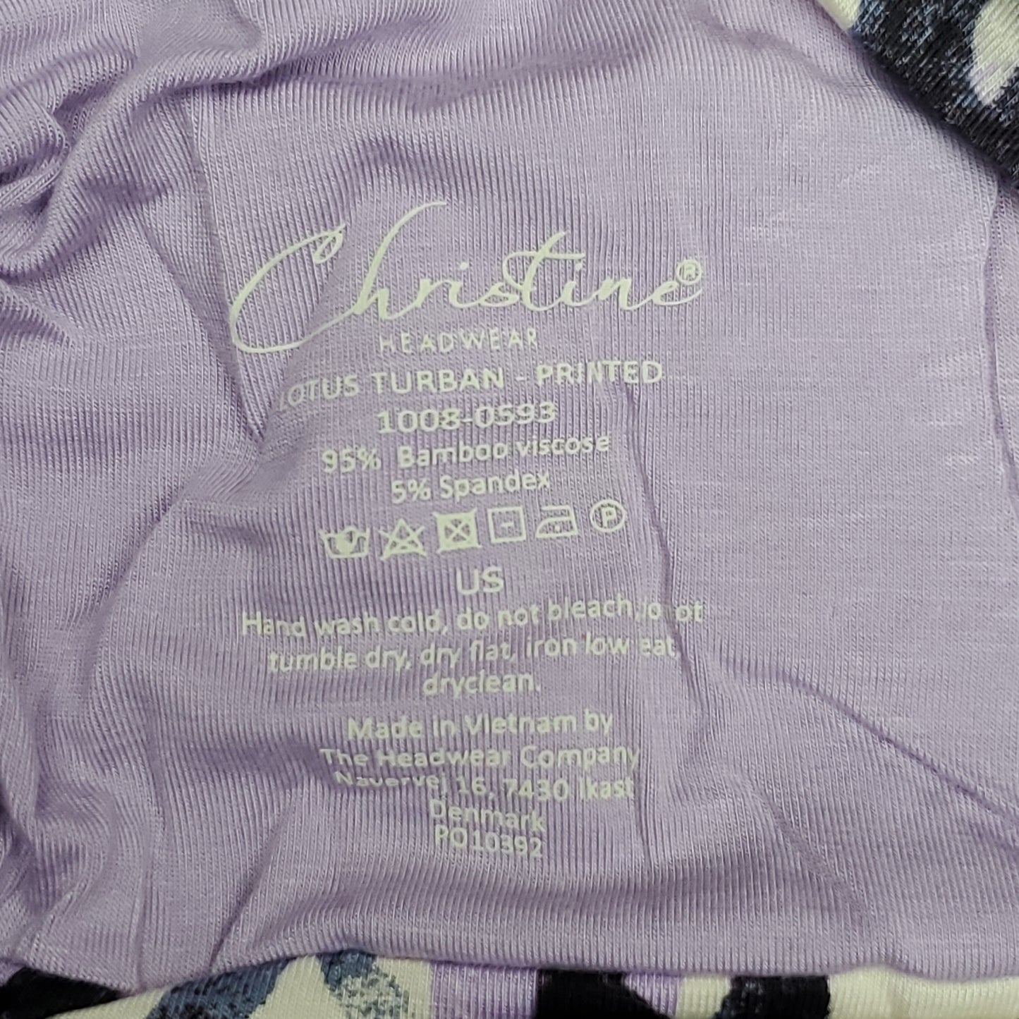 CHRISTINE HEADWEAR Lotus Turban Printed Leo 1008-0593 (New)