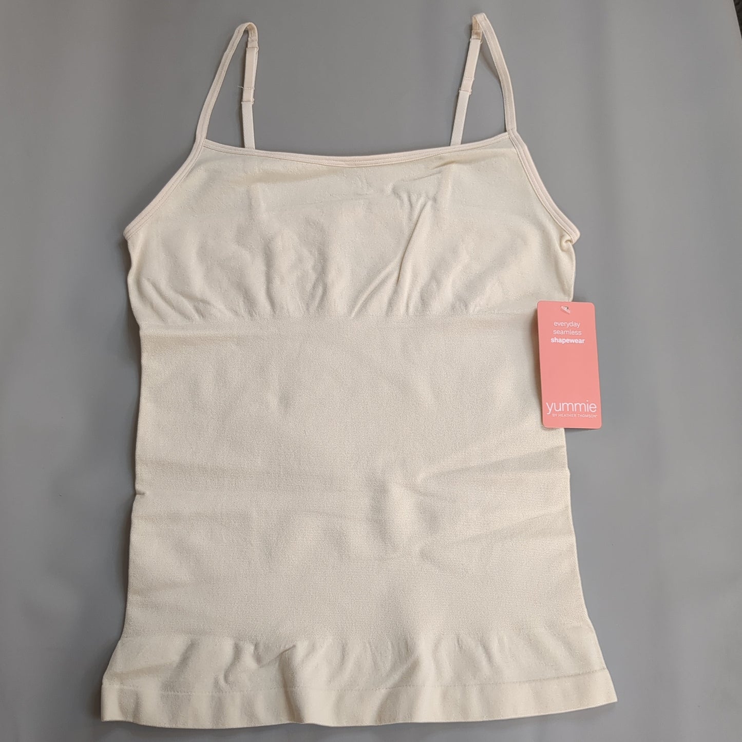 YUMMIE Nylon Seamless Cami Women's Underwear Sz S/M Nude YT6-575 (New)