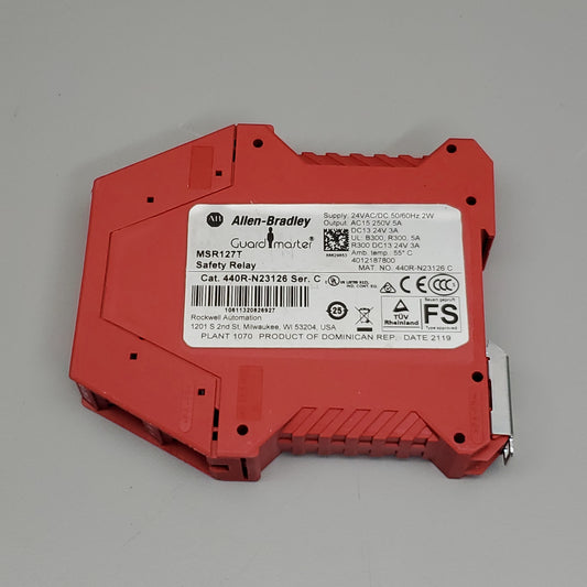 ALLEN-BRADLEY Guard Master Safety Relay MSR127T 440R-N23126 Ser. C (New)