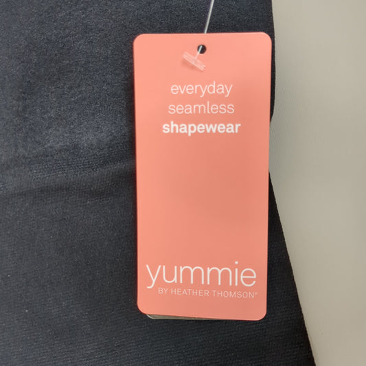 YUMMIE Nylon Seamless Cami Women's Underwear Sz S/M Black YT6-575 (New)