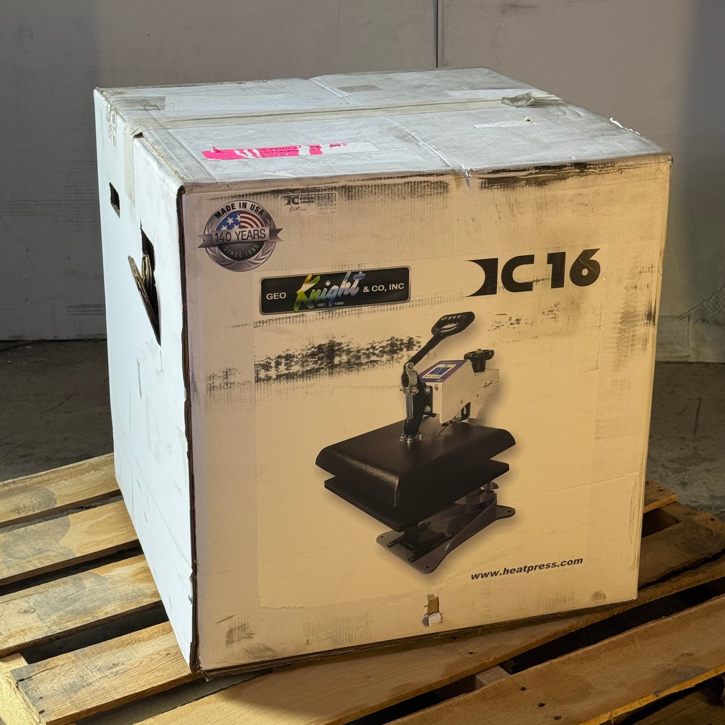 KNIGHT Digital Combo C16 Swing-Away Heat Press - 120V 1500W Sz 20"L x 15.5"W x 22"H