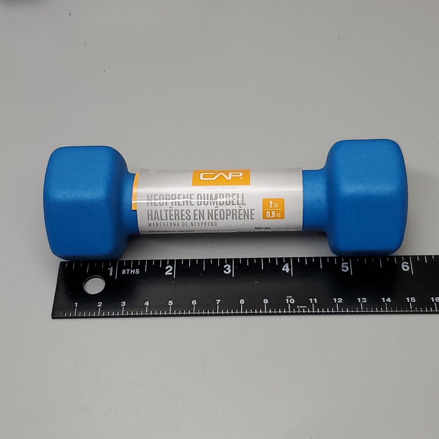 CAP 2PK! Neoprene Coated Dumbbells 2 lbs Each Blue SDN5-002 (New)