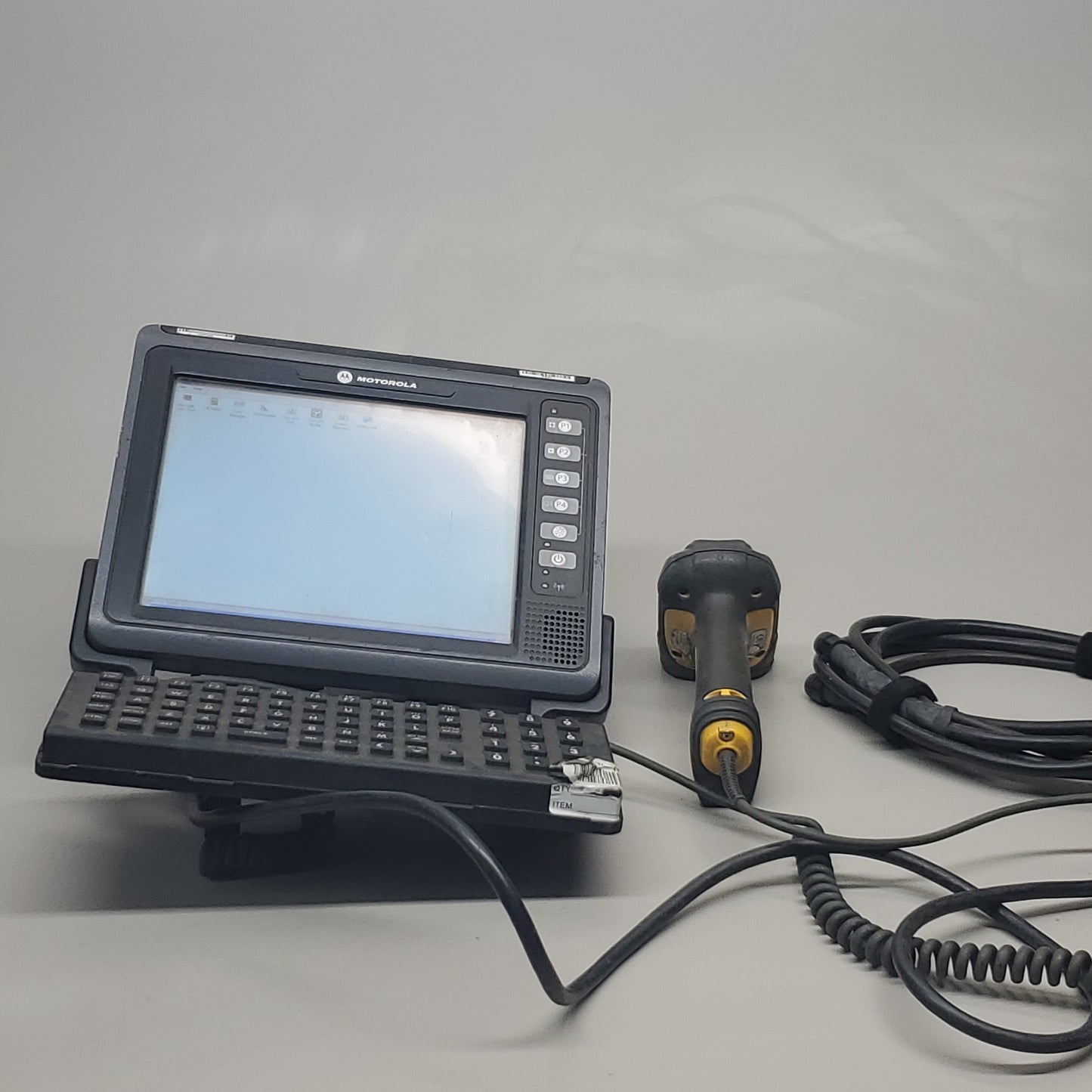 ZA@ MOTOROLA Vehicle Mobile Computer Terminal VC70N0 w/ Accessories (Powers On)