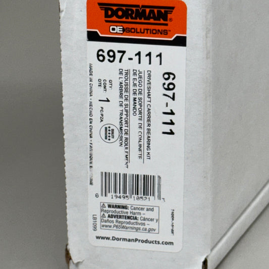 DORMAN Driveshaft Carrier Bearing Installation Kit for Chevrolet & GMC 697-111