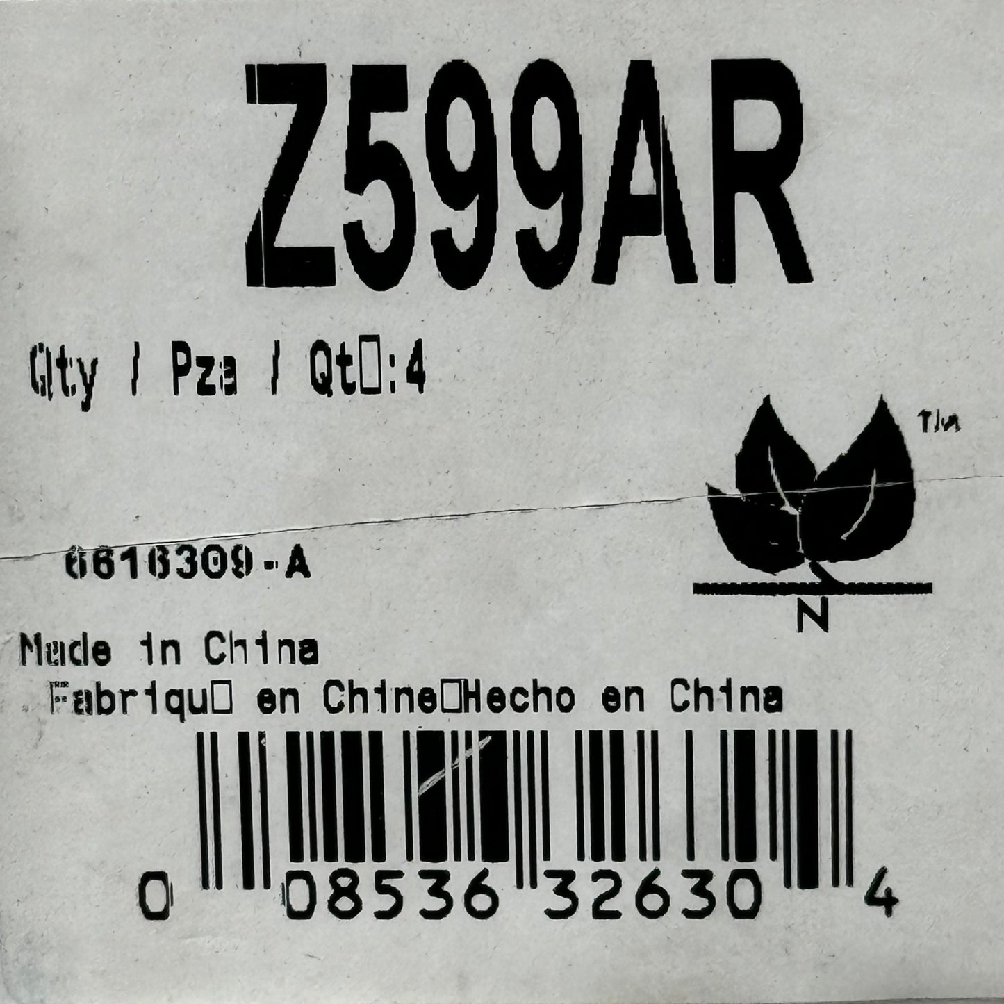 WAGNER QS QuickStop Drum Brake Shoes Set 7 1/2" x 2" Black Z599AR