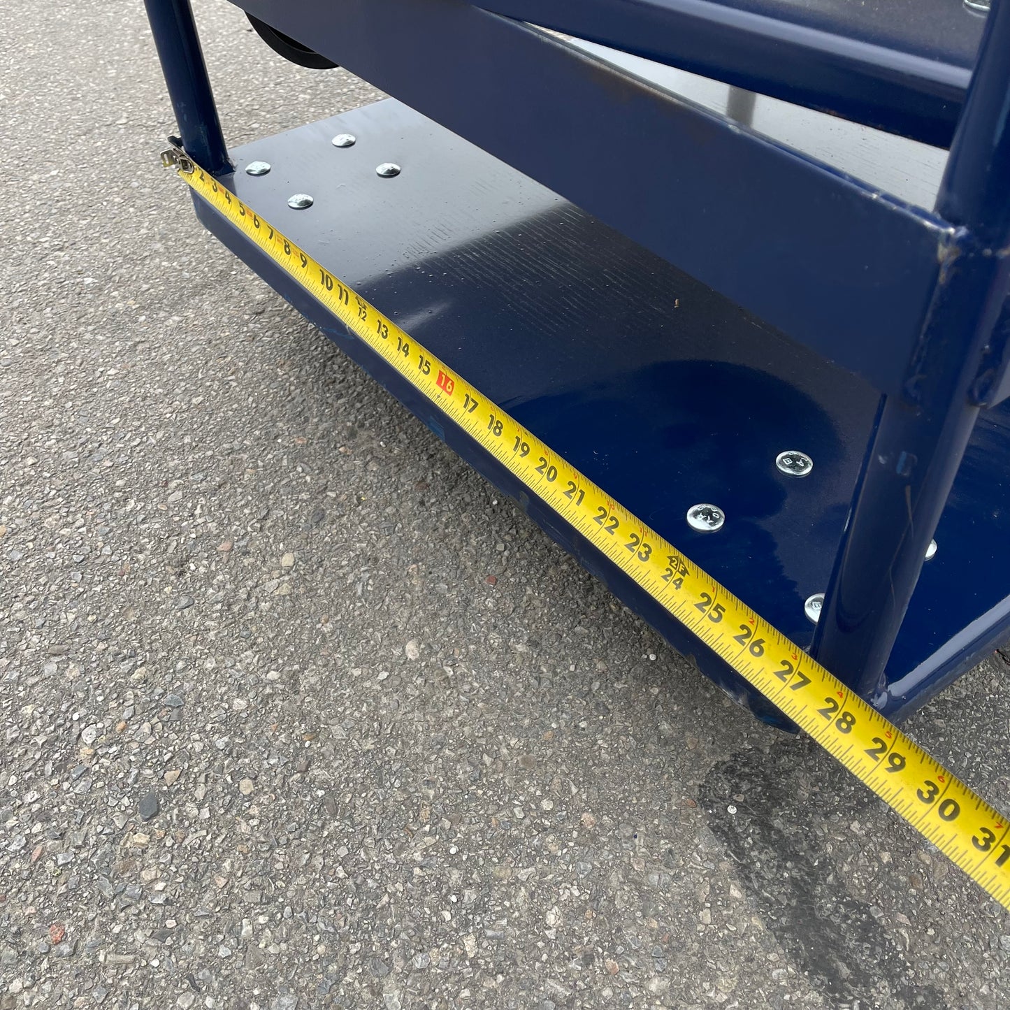 ZA@ Pallet of MIXED Steel Stacking Carts Blue (AS-IS)