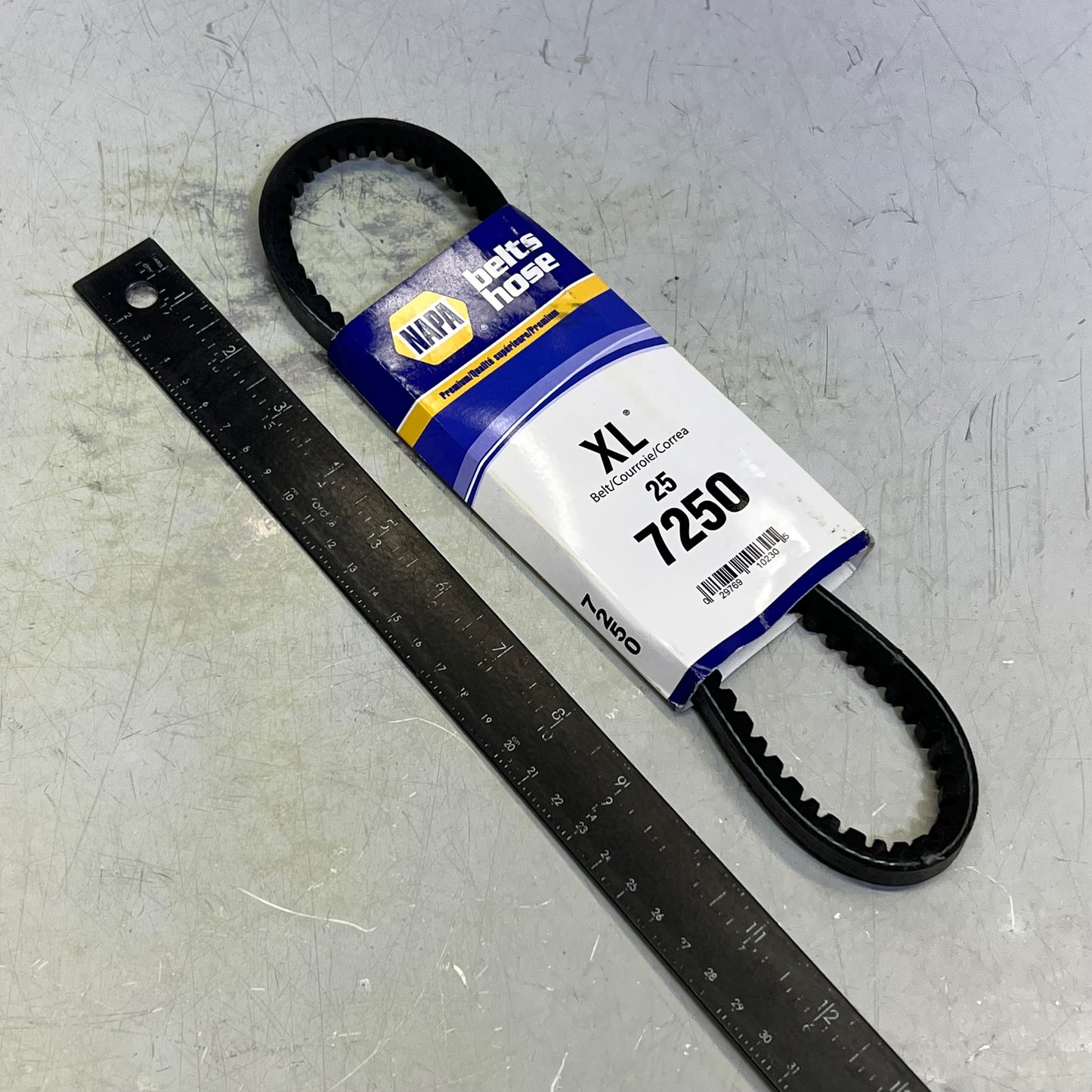 NAPA EPDM High Capacity V-Belt Polyester Cord HC41 13/32" x 25 7/8" Black 257250