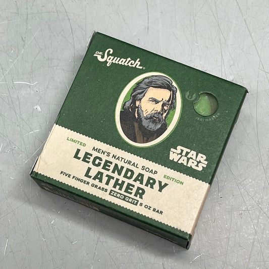 DR SQUATCH (3 PACK) Star Wars LIMITED EDITION Legendary Lather Bar Soap 5 oz