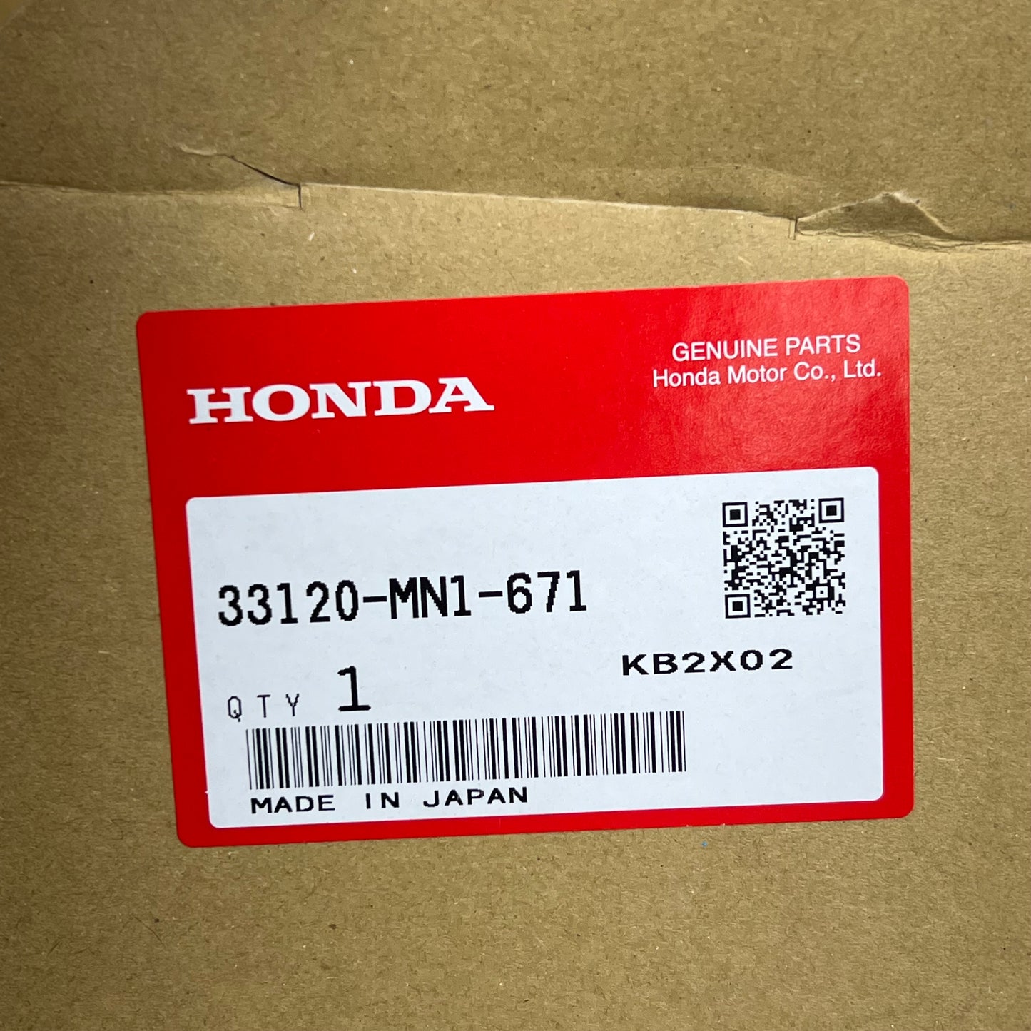 HONDA Headlight Unit 12v 35w For Bikes Genuine OEM 33120-MN1-671