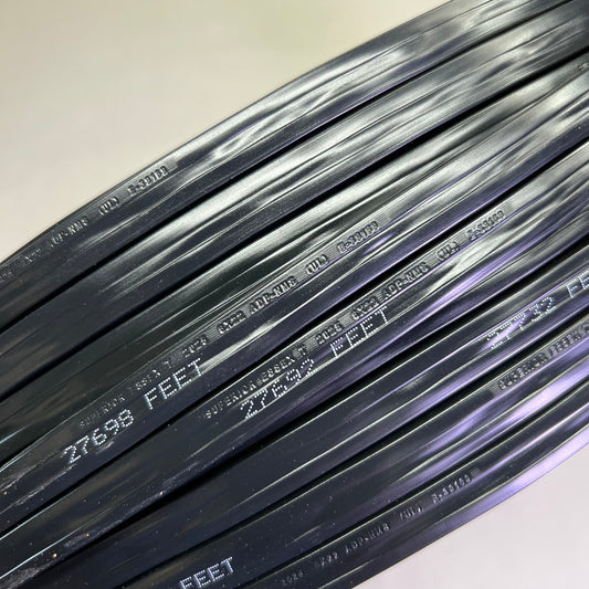 SUPERIOR ESSEX Aerial Service Drop Wire 6 Pair 22 AWG 400 ft, Black 12-006-08