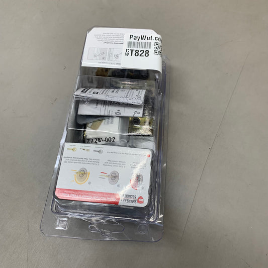 KWIKSET Metal Single Cylinder Deadbolt 3.5"x4.5"x9" Satin Chrome 96600-748