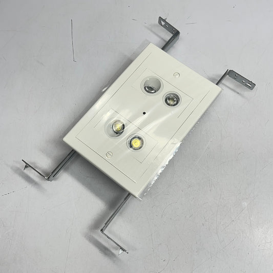 HUBBEL Ceiling Mounted Recessed Led Emergency Light 120/277VAC White EV4RI 9