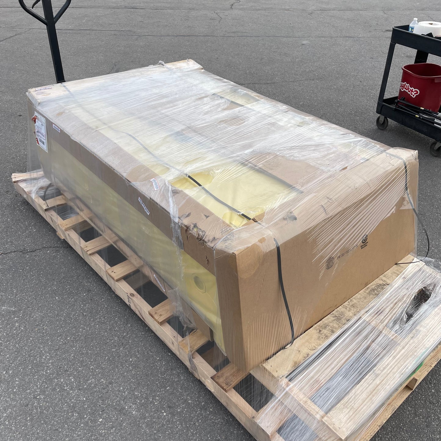 Z@ SECURALL Rolling Safety Storage Cabinet for Flammable Liquids 45 Gal Capacity A345-C (AS-IS)(B)