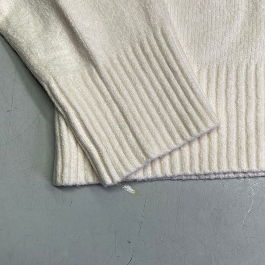 FREE PEOPLE Soft Trading Up Polo Relaxed Fit Women's Sz S Ivory 101767630