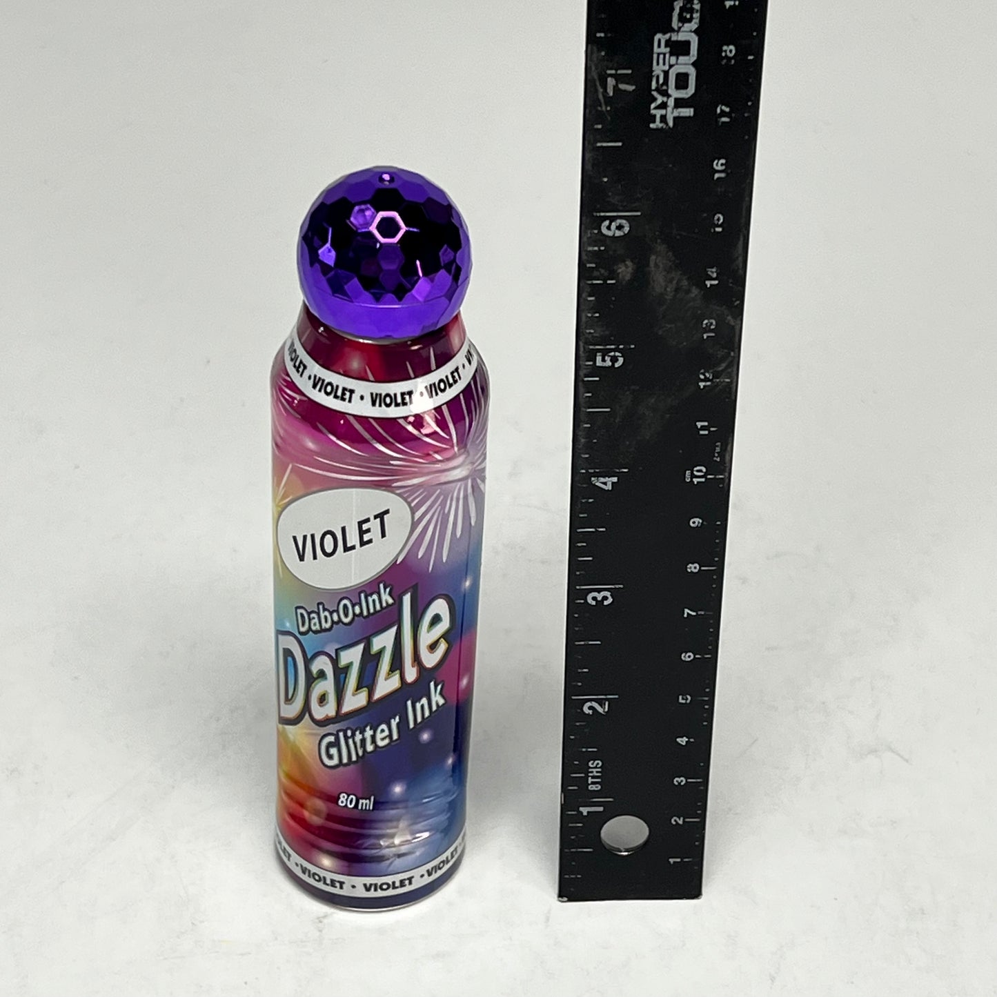 DAB O INK (12 PACK) Dazzle Shimmery Glitter Ink Bingo Dot Marker 80 Ml Violet A26