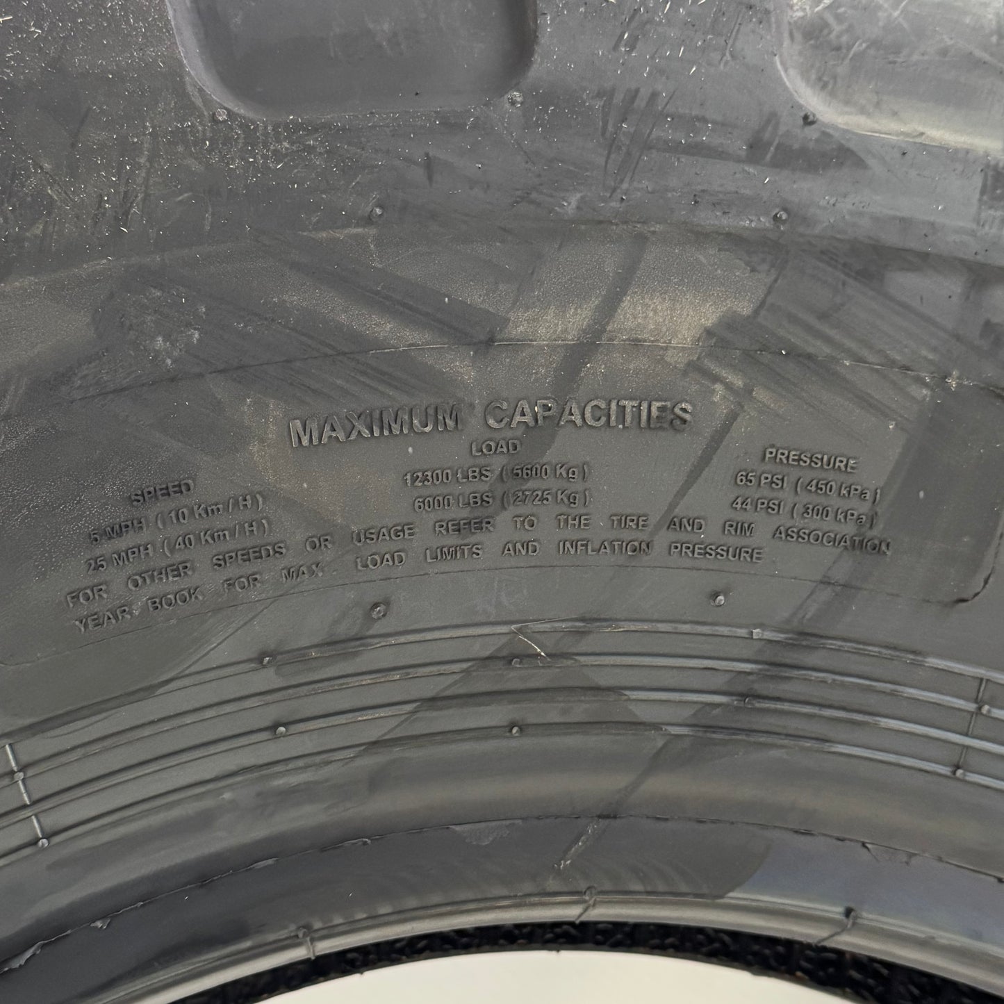 MAXAM MS905 Industrial Tire 13.00-24 DOT, Black 143A8