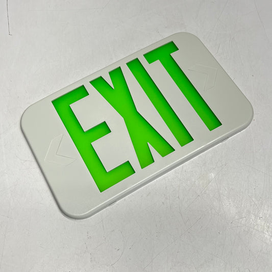 COOPER LIGHTING (2 PACK) Thermoplastic Exit Sign (cover Only) 12.5x7" APX7GB