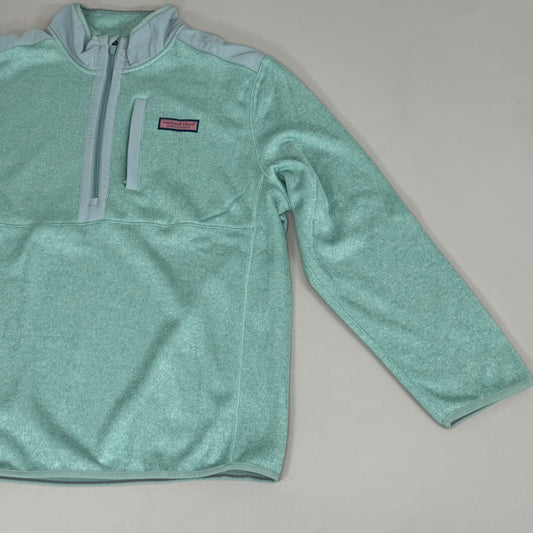 VINEYARD VINES Martha's Vineyard Men's Teal Green Half Zip Pullover Sz- XL