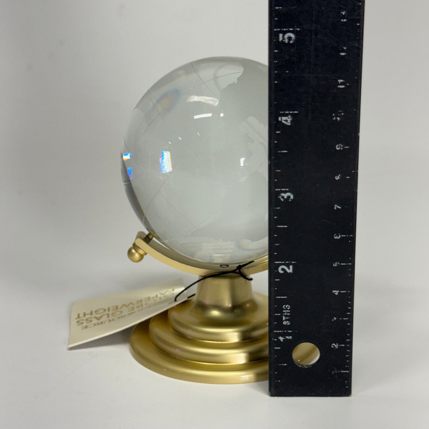 PAPER SOURCE Crystal Globe Sz 4.5"H Clear 651-001