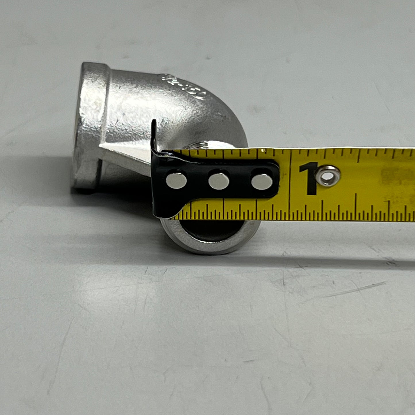 DERNORD (10 Pack) Stainless Steel Street Elbow 1", 3/4" Silver 17424