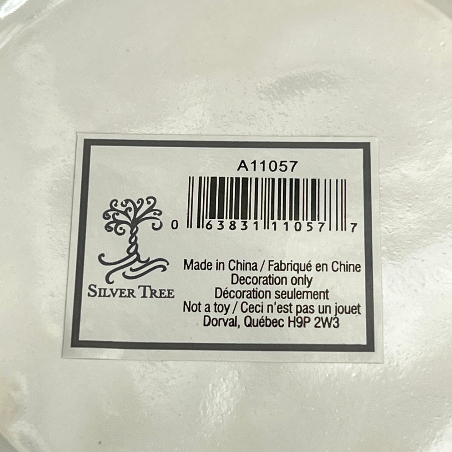 SILVER TREE Poppy Bud Pattern Ceramic Plant Pot 5"x5" Glaze Crème A11057