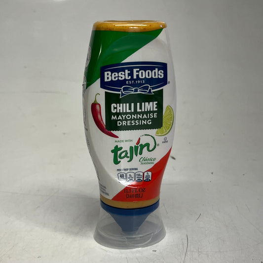 HELLMANN'S (8 PACK) Chili Lime Mayonnaise Dressing Tajin 11.5 fl. oz. BB 05/26 62674869