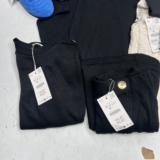 ZA@ ZARA Lot Of Assorted Clothing & Shoes Women's Sz S & 37 Multicolor