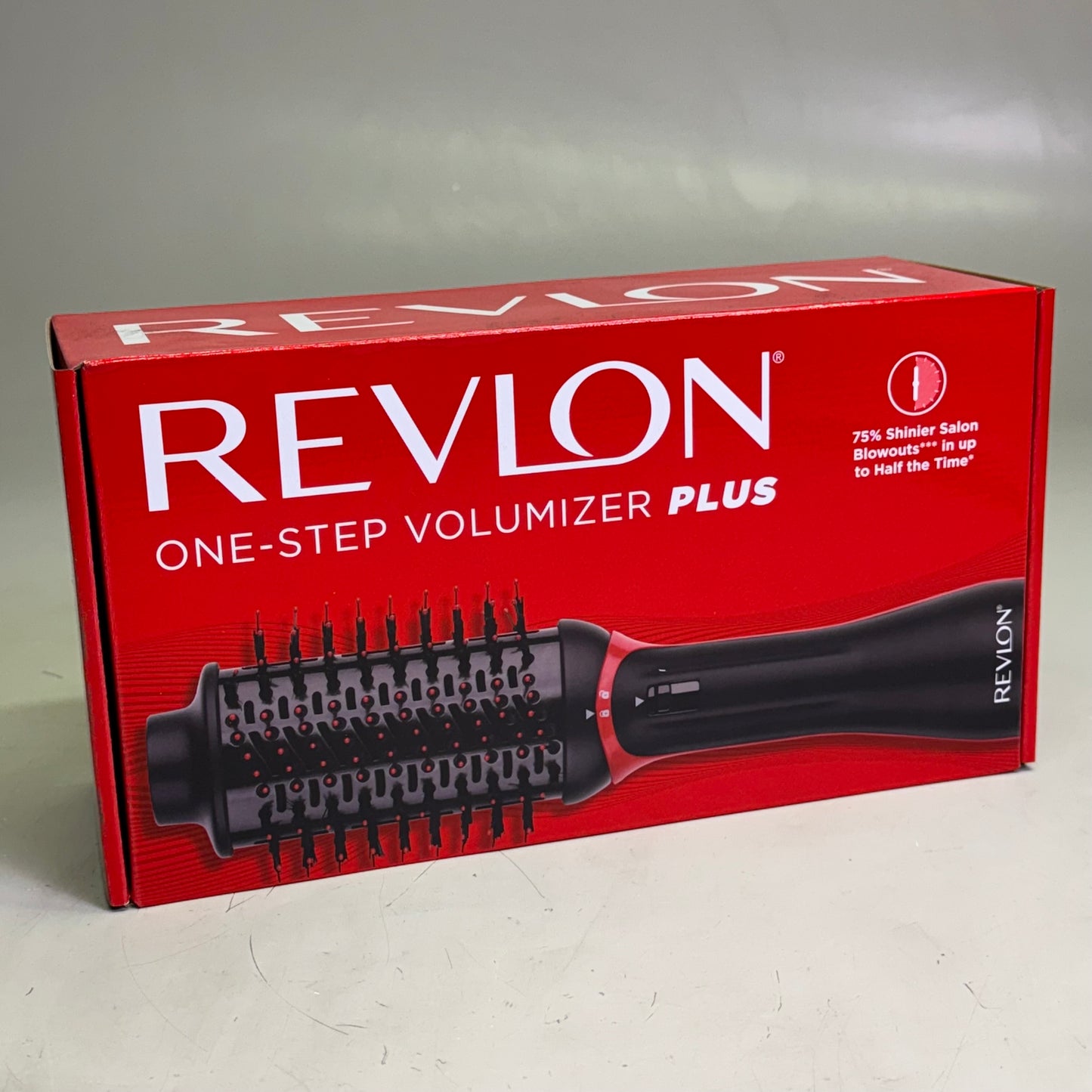 REVLON One-Step Plus Hair Dryer and Volumizer 12.5"L, Red & Black RVDR5298