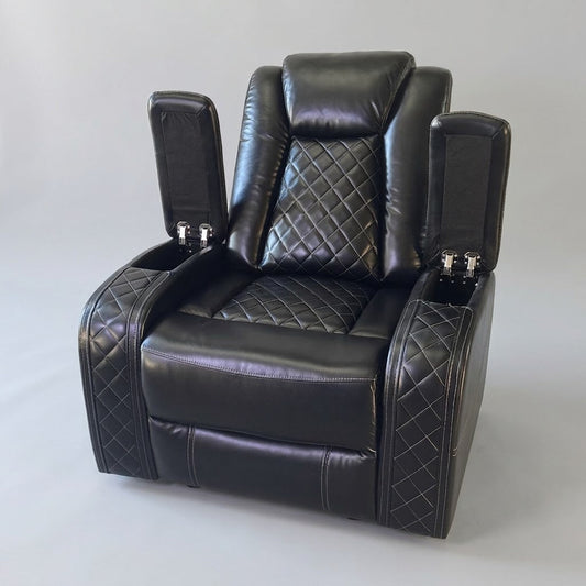 LIFE STYLE 3PC Power Reclining Set - Black GNT4632