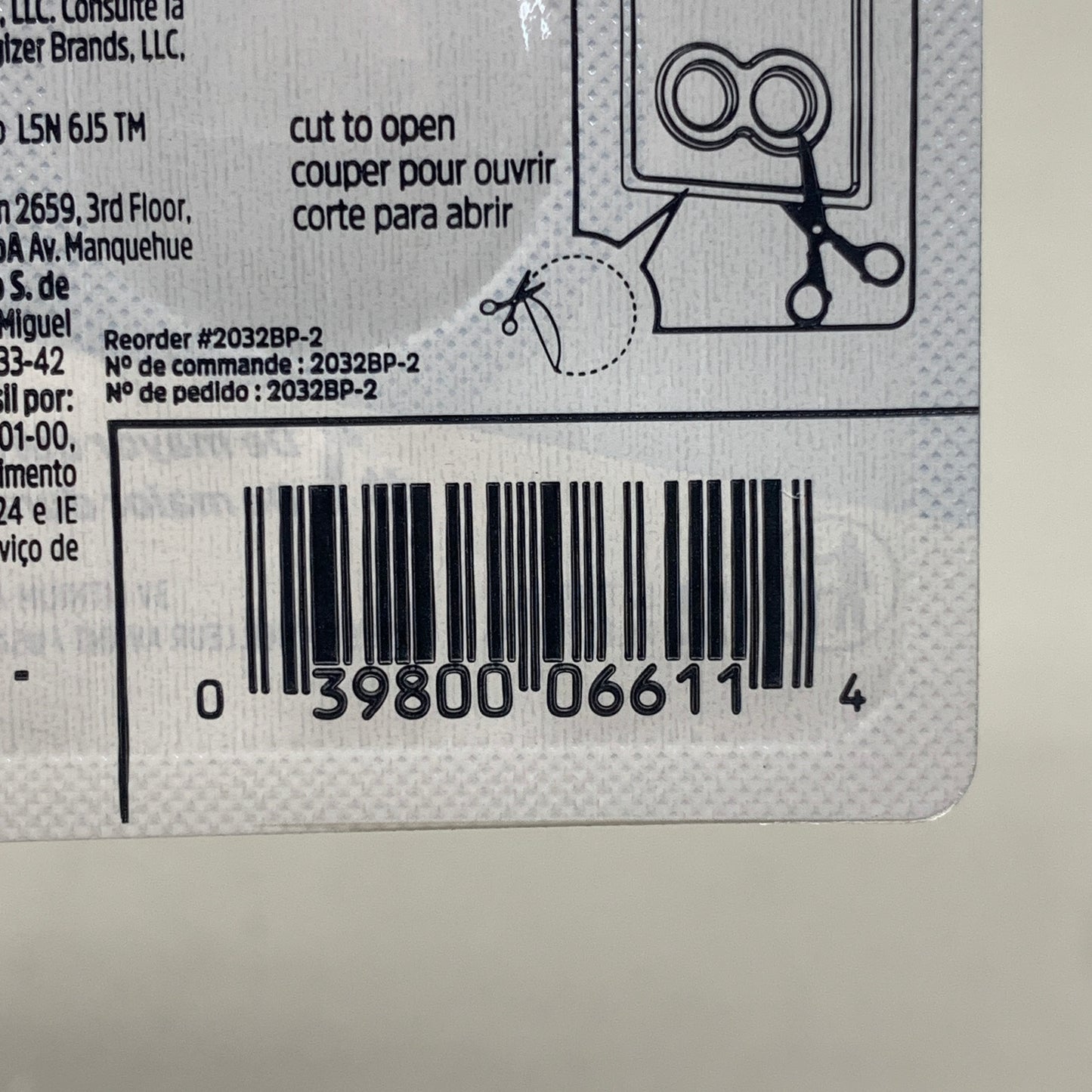 ENERGIZER (3 PACK, 6 Total Batteries) 2032 Lithium Coin Battery for Key FOB