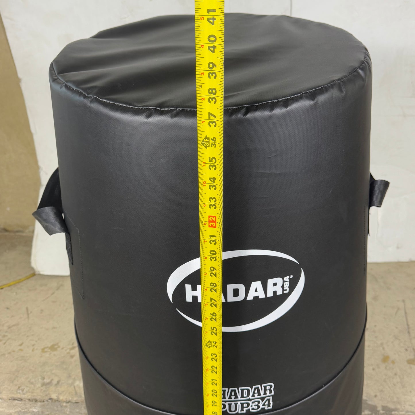 HADAR Pop-Up Football Dummy Sz 18.5” D x 37” H, Black PUP34