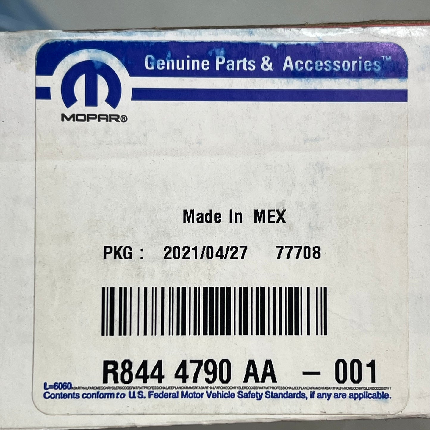 MOPAR Genuine Fuel Injector R8444790AA