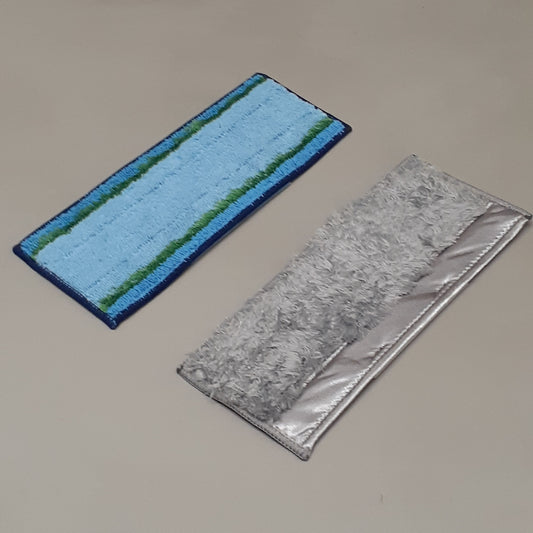 IROBOT Brava Jet Cleaning Pads Comes w/ 1 Wet pad & 1 Dry Pad OEM Blue/Grey (New)