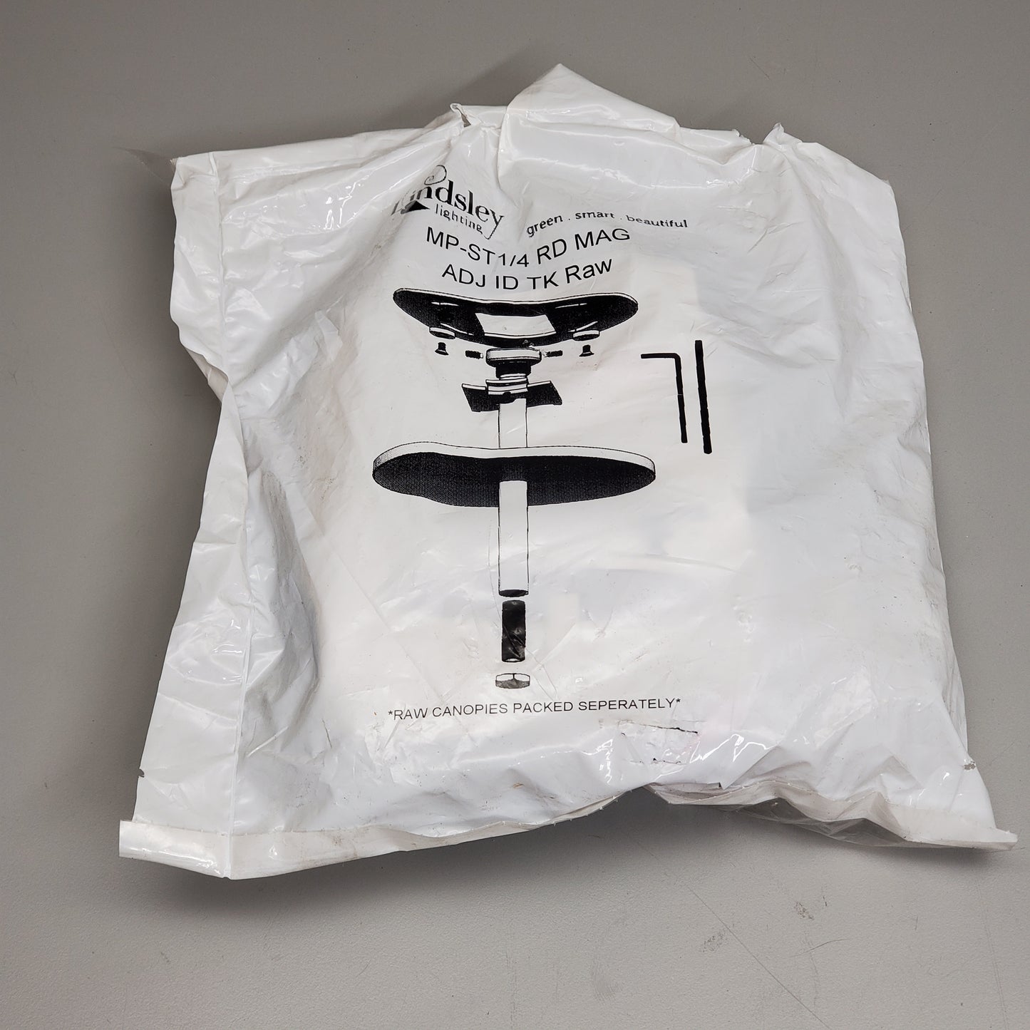 LINDSLEY Tule CorTen-ish Pendant 18" X 4" Dia. W/ Hatch LED Driver & Bulb w/ 6" stem(New Other)