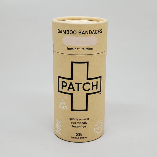 NUTRICARE (75 Bandages) Patch Natural Bamboo Bandages 3/4"x3-11/32" BB 05/26