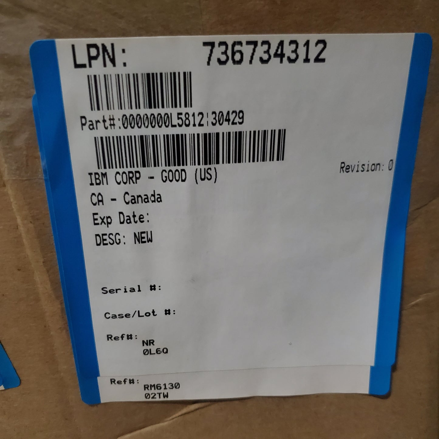 IBM CPC Processor Drawer Main Control Unit MT 3931 FRU Sz 19"x8.5"x35" (New Other)