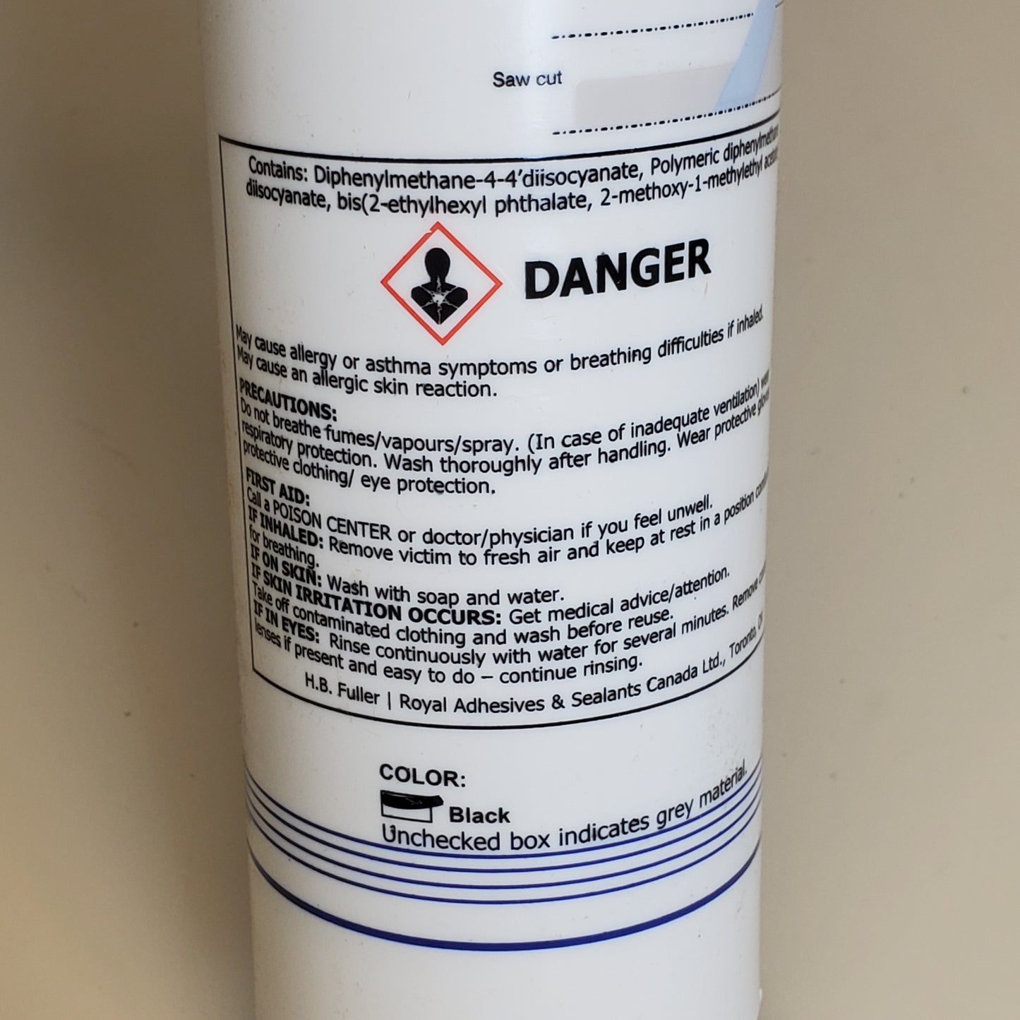 ROYAL ADHESIVES Q-SEAL Polyurethane Loop Detector Sealant 30 Fl Oz Black