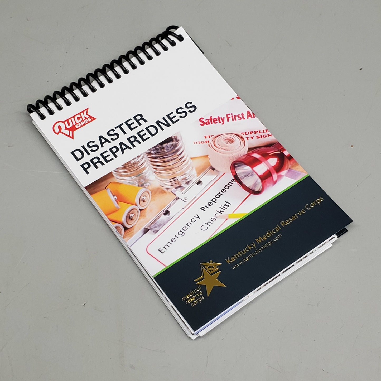 QUICK SERIES Disaster Preparedness Flip Book for Planning & Recovery 60 Pages (New Other)